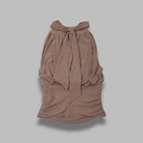 chiffon ruched top 115518816-BCR1044- 816 ROTATE 