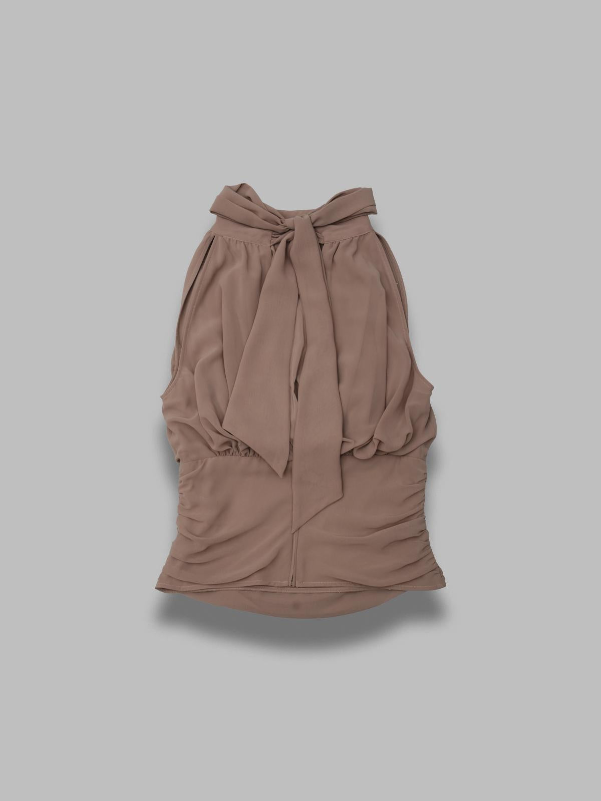 chiffon ruched top 115518816-BCR1044- 816 ROTATE 