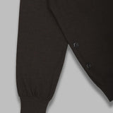 relaxed twisted cardigan TO1082-LK087- BR397 LEMAIRE 