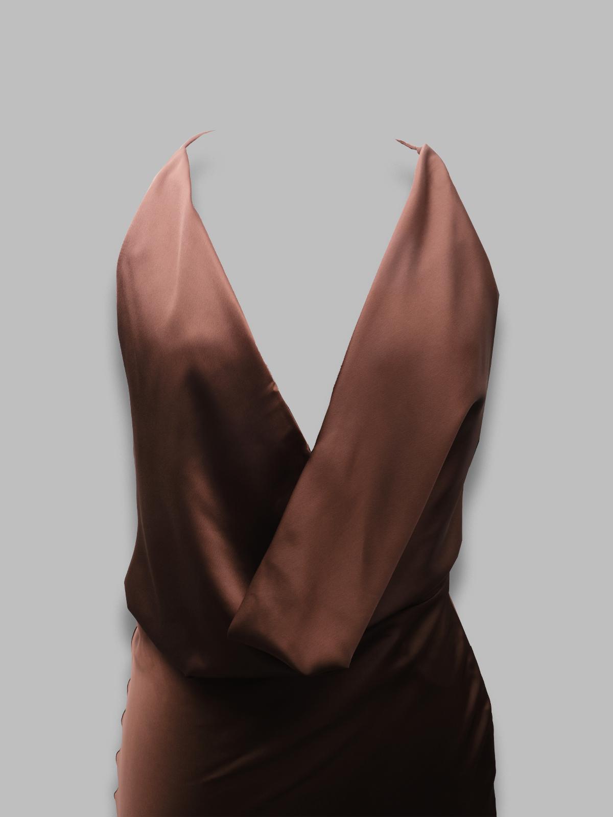 chiffon halter dress 1159092037-BCR2023- 2037 ROTATE 