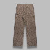 homespun tweed painter pants A25AP03HT- BRW AURALEE 
