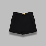 tailoring mini shorts WSK131ACWOV0091- BK99 MARINE SERRE 