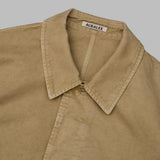 garment-dyed finx light chino blouson A26SB01LF- BG AURALEE 