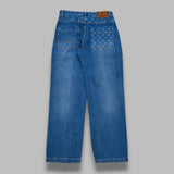 light blue denim straight jeans MPA094ACDEN0002- BL05 MARINE SERRE 