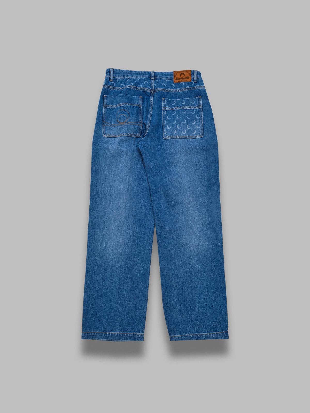 light blue denim straight jeans MPA094ACDEN0002- BL05 MARINE SERRE 