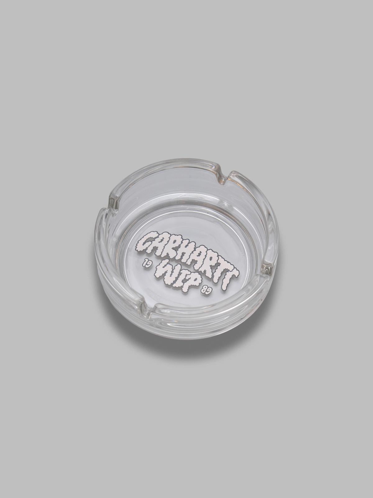cloud script ashtray glass clear I036960- 1B6XX CARHARTT WIP 