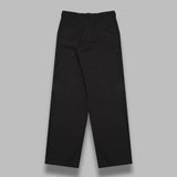 hollywood top trousers - slub cloth SX106- BLACK NEEDLES 