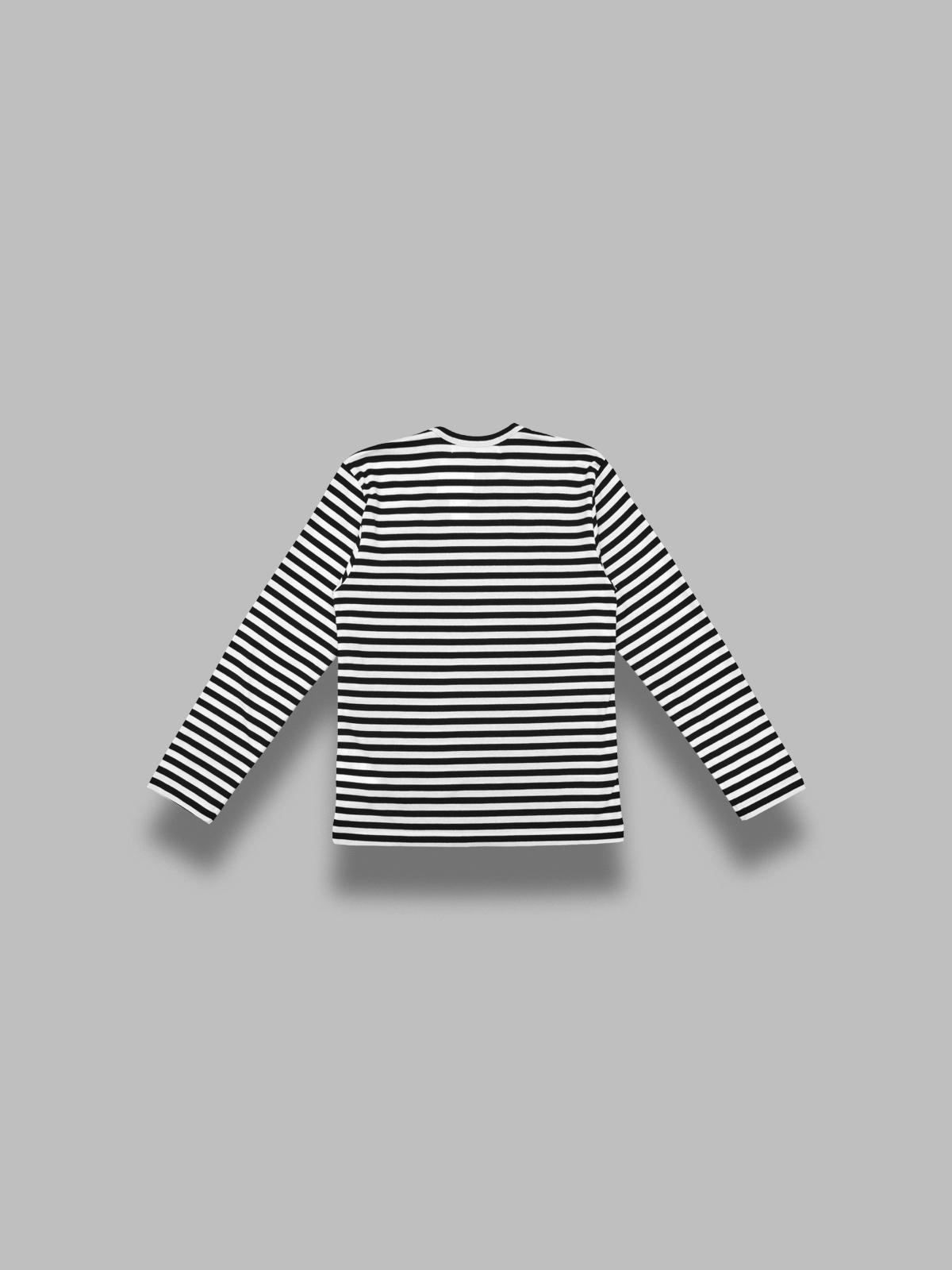 t-shirt red emblem knit AX-T164-051- BK COMME DES GARÇONS PLAY 