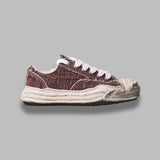 hank /original sole bleaching and washing textile low-top A15FW731- BDX MAISON MIHARA YASUHIRO 
