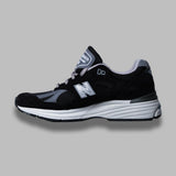 991v2 black - scarpa lifestyle - pigskin/synthetic/mesh U991BK2 BK2 NEW BALANCE 