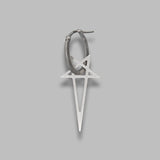 pentagram earring RJ0000067-MMT- 128 RICK OWENS DRKSHDW 