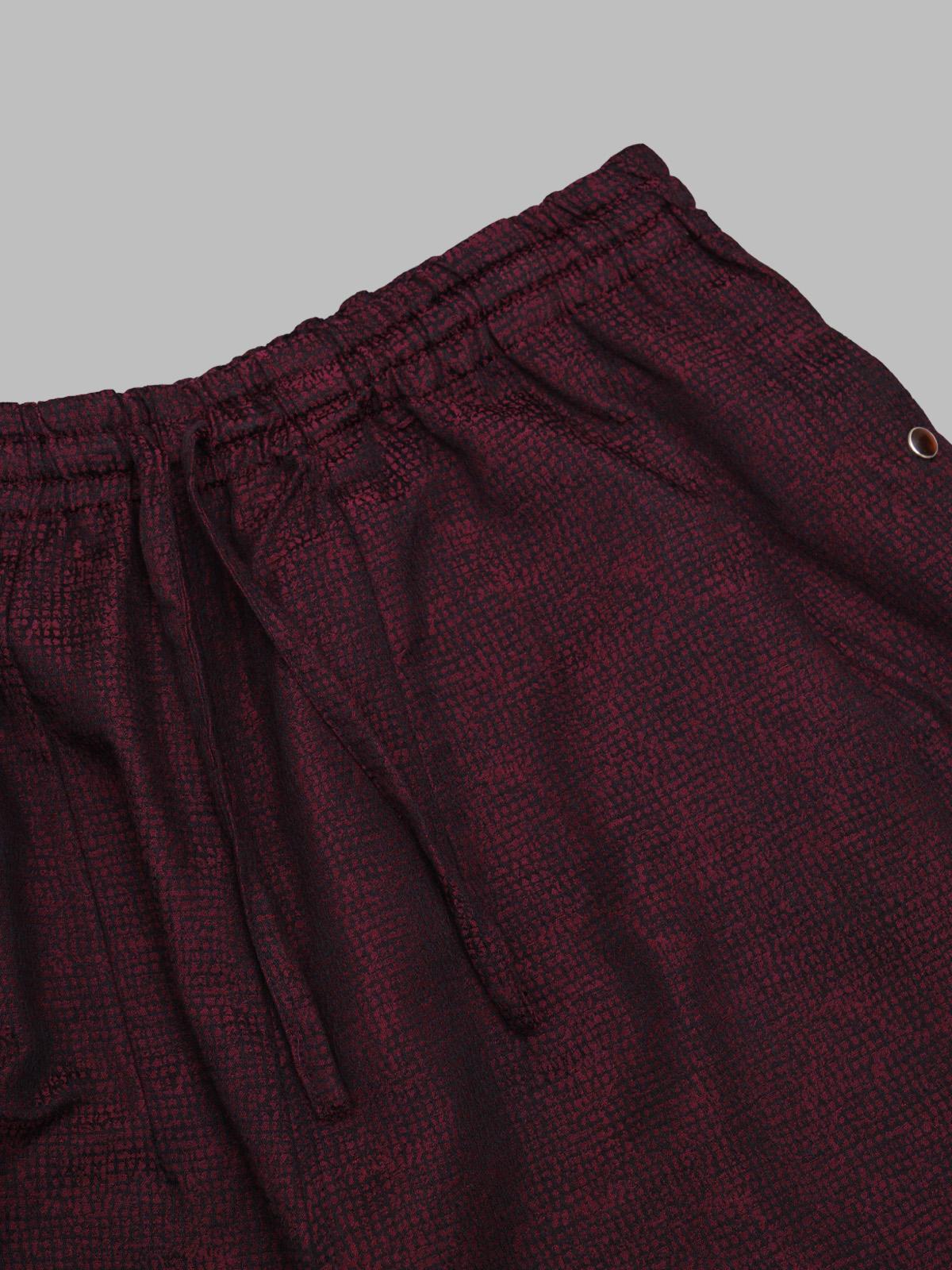 string cowboy h.d. short - micro shadow plaid SX273- BGDY NEEDLES 