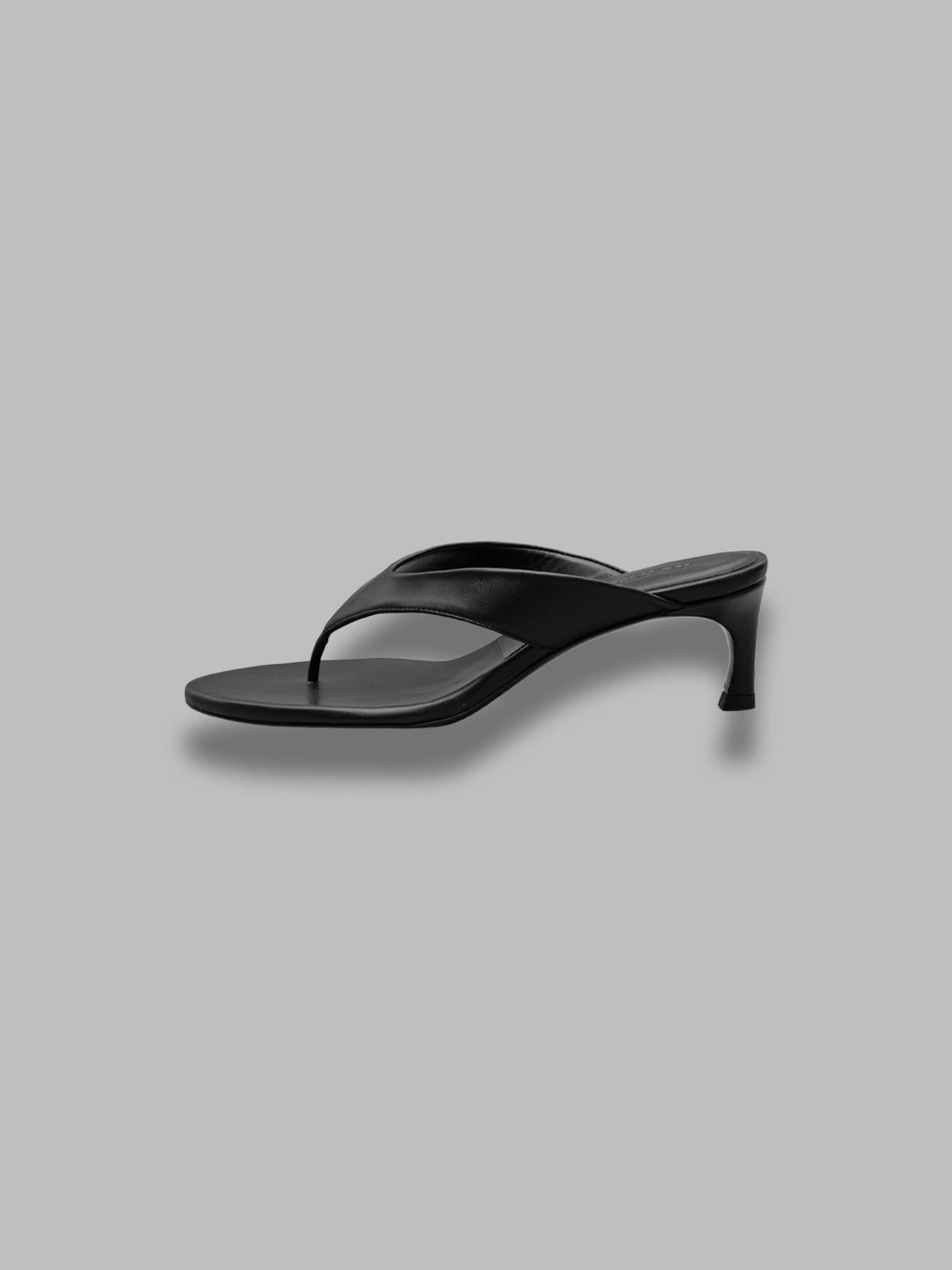 kitten heel leather mule 116099100-BCR2213- 100 ROTATE 