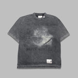 bleached tee A14TS622- BK MAISON MIHARA YASUHIRO 