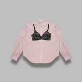 trompe l'oeil button down VAQ10B005- WR VAQUERA 