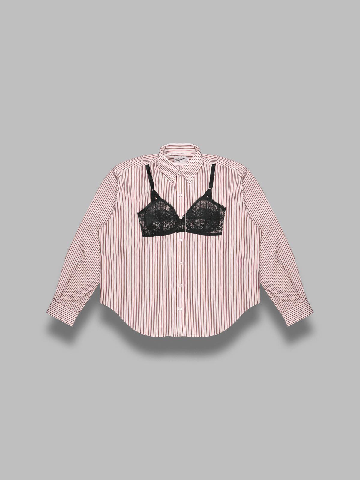trompe l'oeil button down VAQ10B005- WR VAQUERA 