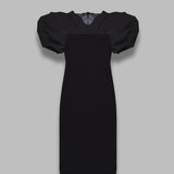 isatis fitted knit dress ISATIS- BL34 ESSENTIEL ANTWERP 