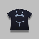 trompe l'oeil tall tee VAQ11T019- WB VAQUERA 