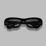 ghaib sunglasses - black acetate, amber lens - made in japan PT-5502- BK PORT TANGER 