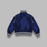 track jacket - tricot sateen SX217- NAVY NEEDLES 