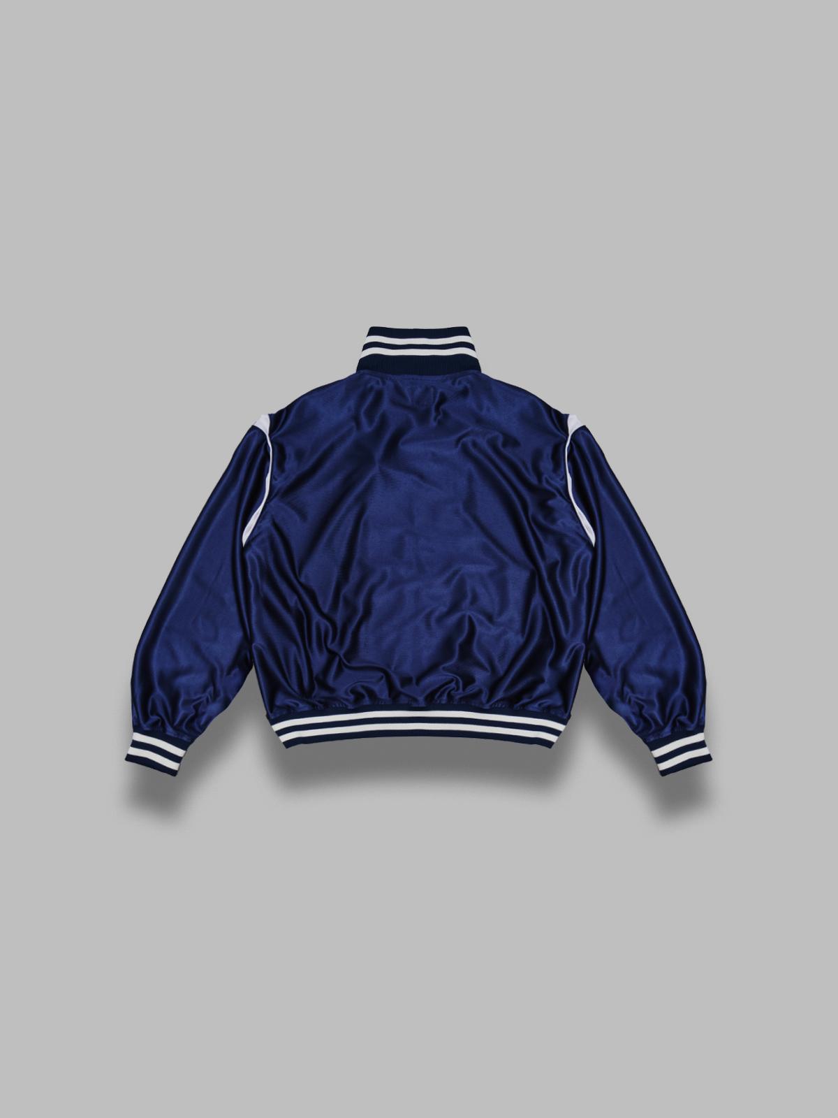 track jacket - tricot sateen SX217- NAVY NEEDLES 