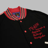 deconstructed lettered jacket RW168- BK NEEDLES 