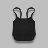 pinstripe corset top 251W116- BK MISBHV 