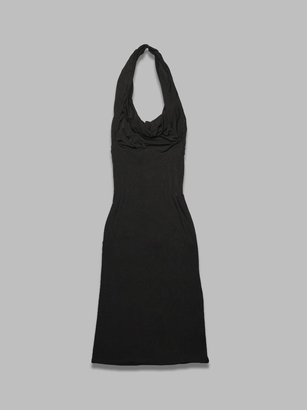 cowl neck maxi dress 250W835 BK MISBHV 