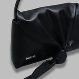 leather knot scarf bag 116120100-BCR2220- 100 ROTATE 