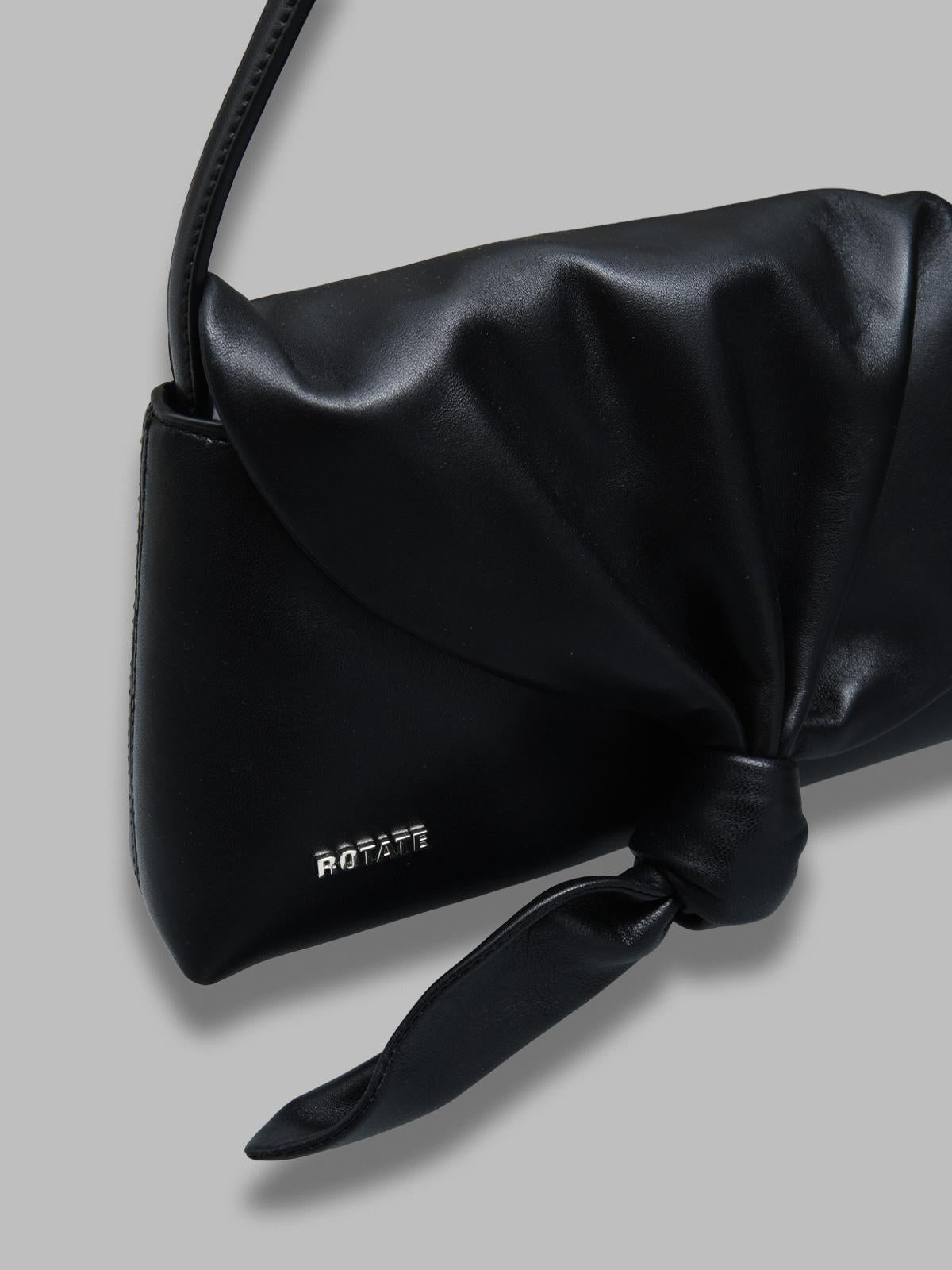 leather knot scarf bag 116120100-BCR2220- 100 ROTATE 