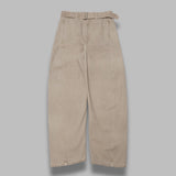 twisted belted pants PA326LD1054- BK201 LEMAIRE 