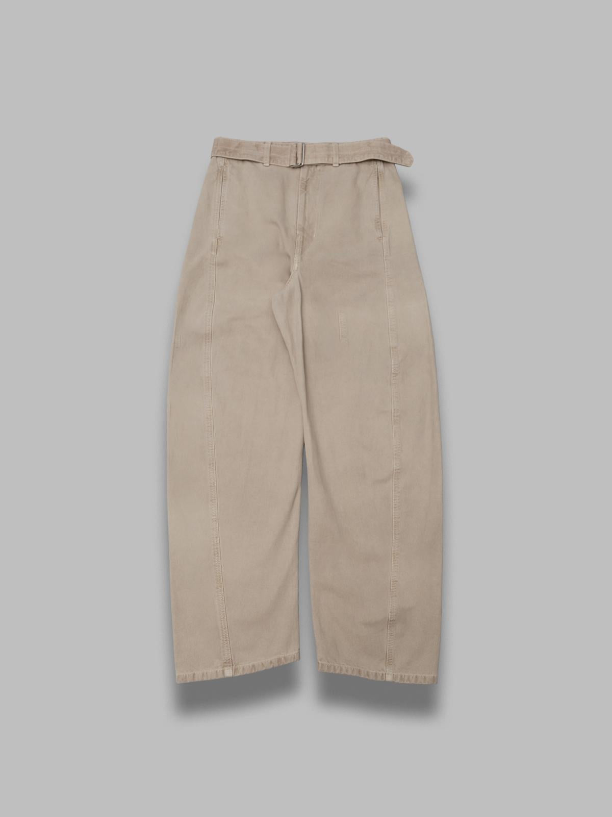 twisted belted pants PA326LD1054- BK201 LEMAIRE 