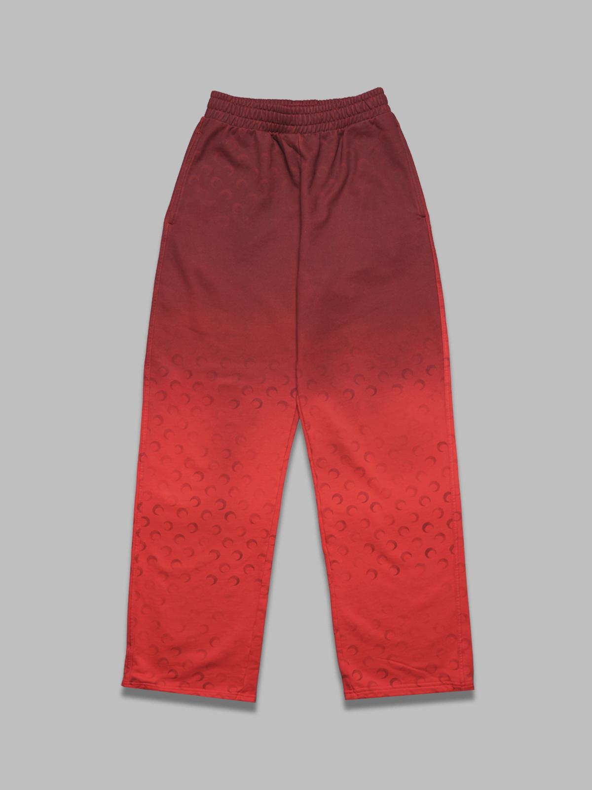 moon faded fleece sweatpants UPA052A-CJER0073- RD10 MARINE SERRE 