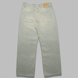 monogram ocean washed jeans