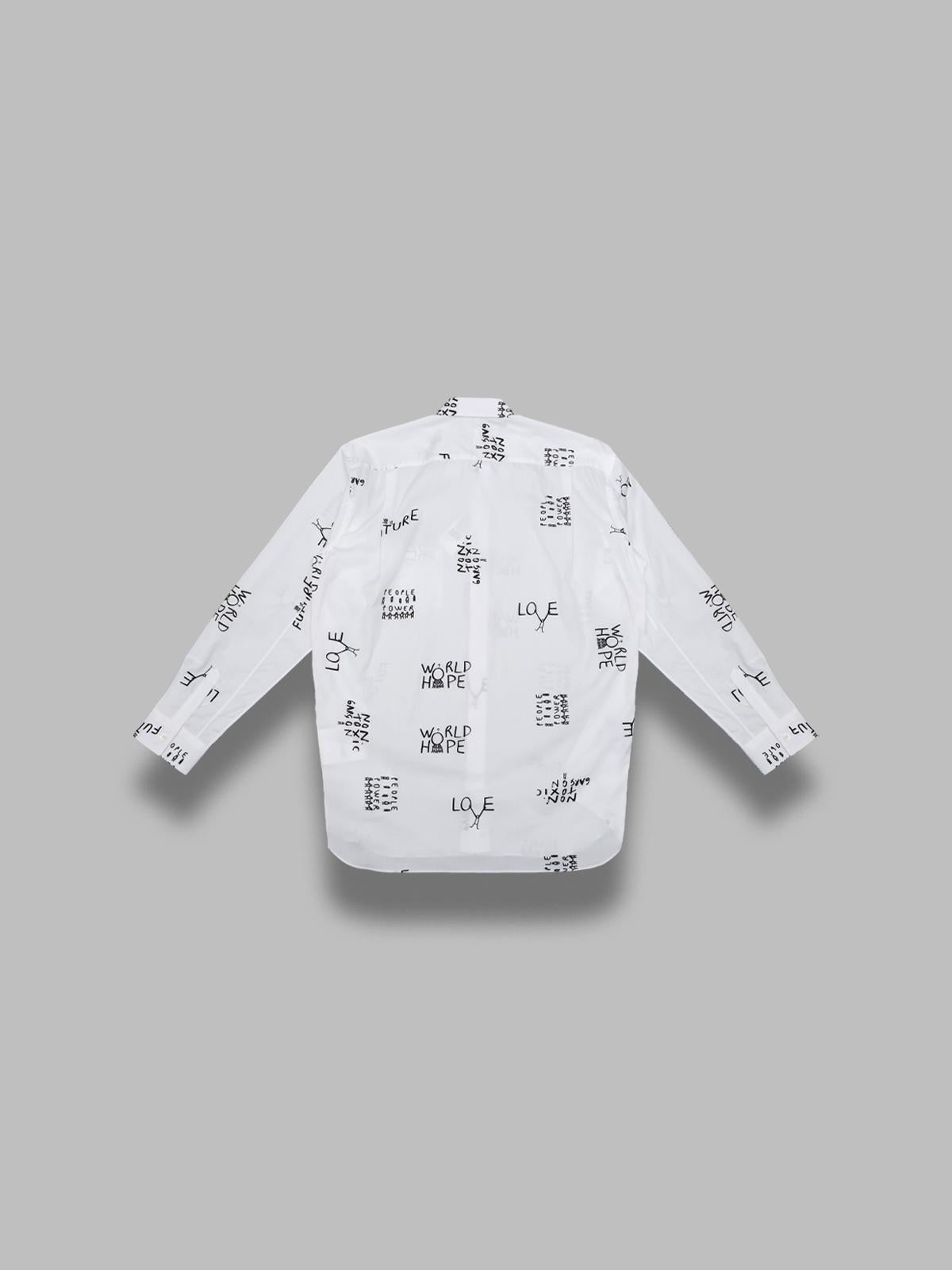 men's shirt FQ-B040-S26- WHT COMME DES GARÇONS SHIRT 