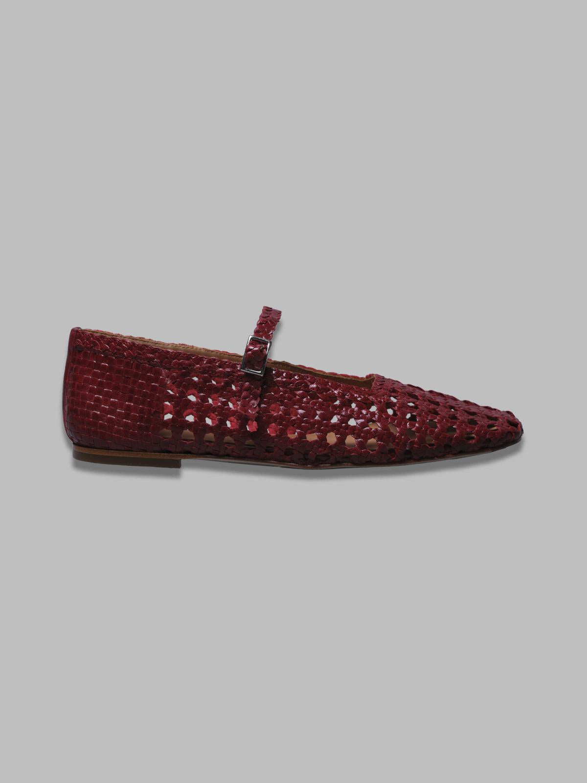 yeida dark red baillerinas MI-5644- RD MIISTA 