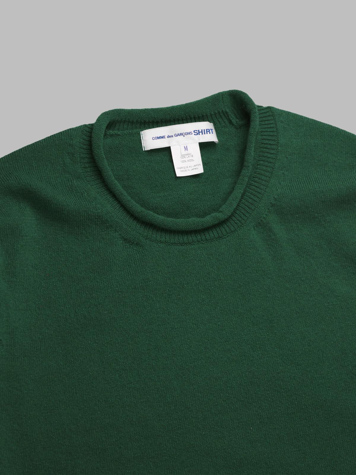 knitted shirt FP-N007-W25- GRN COMME DES GARÇONS SHIRT 