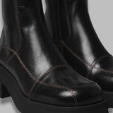 heya black ankle boots E8_3768- BK MIISTA 