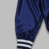 track jacket - tricot sateen SX217- NAVY NEEDLES 