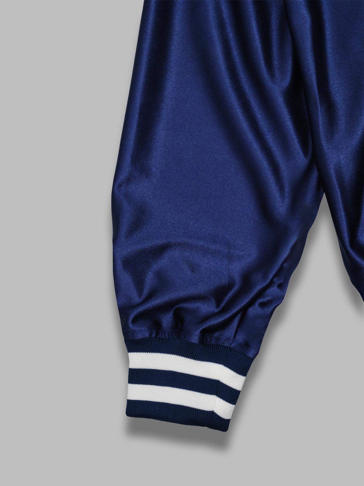 track jacket - tricot sateen SX217- NAVY NEEDLES 