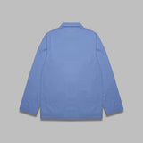 poplin pajamas shirt - cornflower blue - 100% organic cotton - made in portugal