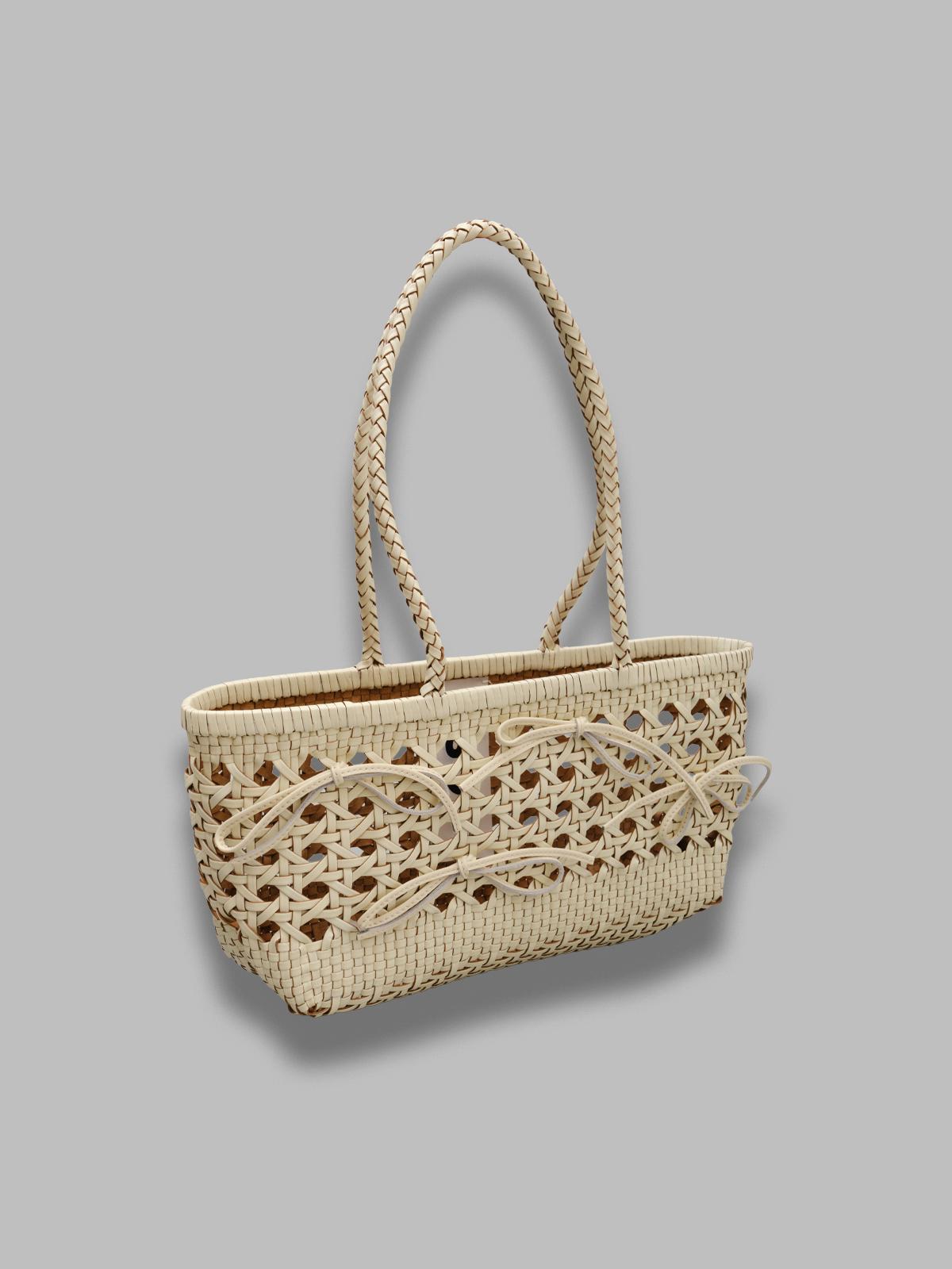 biscuit shoulder bag 25SB06006102- WHT OSOI 