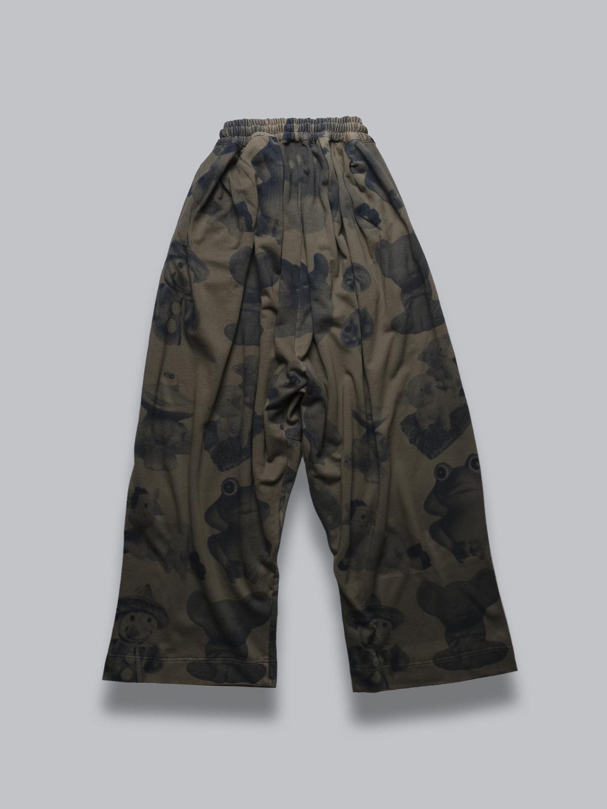 balloon sweatpants - green dyed figurine 3J01000U-J009H- M306 VIVIENNE WESTWOOD 