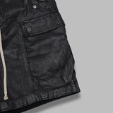 cargo bela denim shorts DU01F4369-DBK- 09 RICK OWENS DRKSHDW 