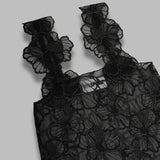 iris dress S52ED17- BLACK OPÉRASPORT 