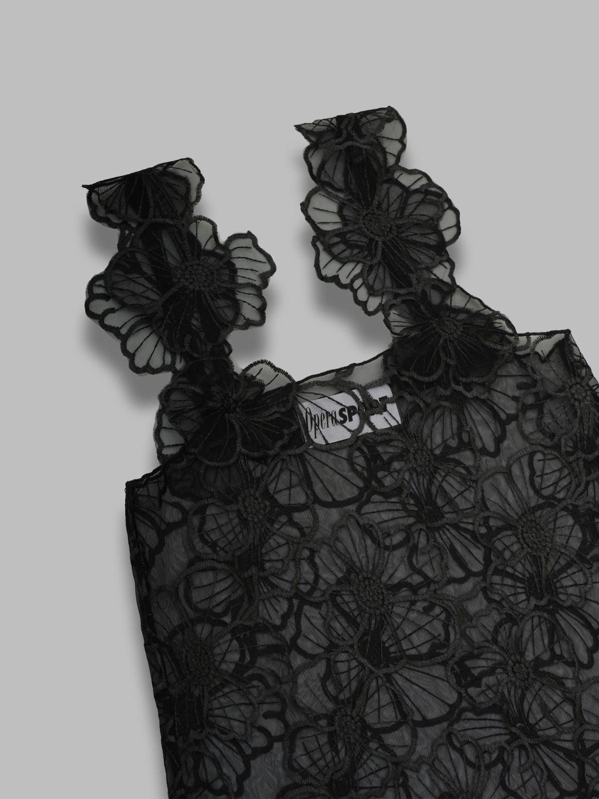 iris dress S52ED17- BLACK OPÉRASPORT 