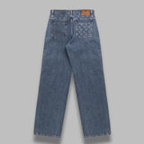 moon laser blue wash denim MPA066BCDEN0002- BL05 MARINE SERRE 