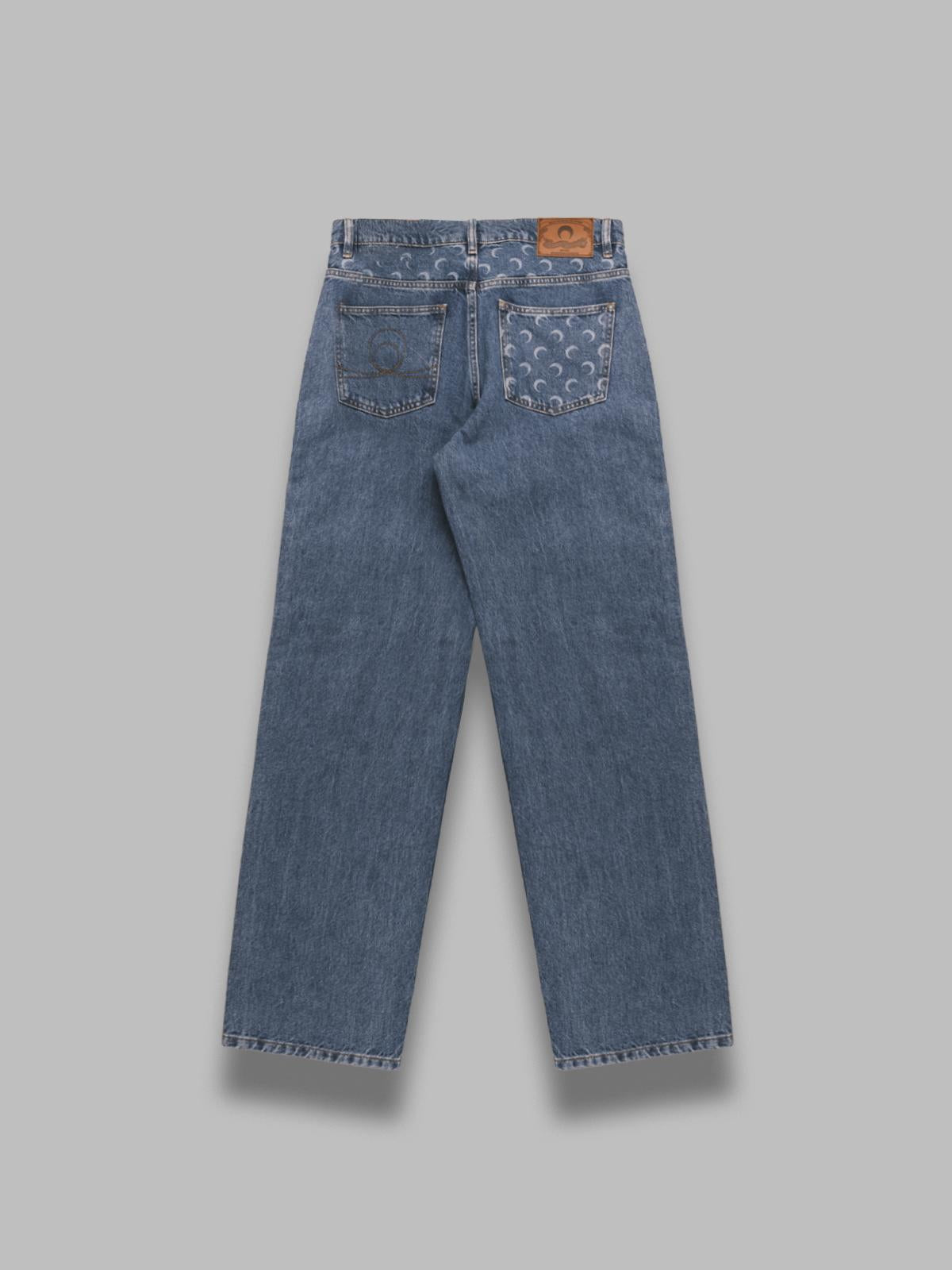 moon laser blue wash denim MPA066BCDEN0002- BL05 MARINE SERRE 