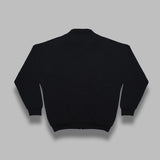 high gauge sweat zip cardigan A25SC02CU- BLK AURALEE 