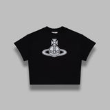 paris orb box t-shirt 3G01004E-J001M- N401 VIVIENNE WESTWOOD 
